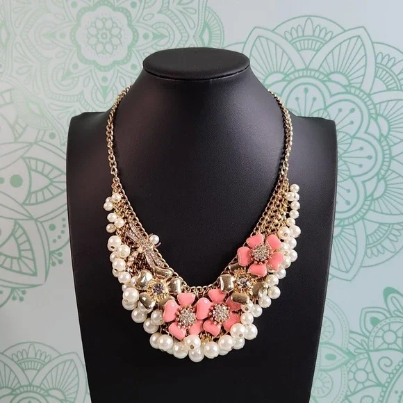 Signed Talbots Statement Necklace - Picture 1 of 6